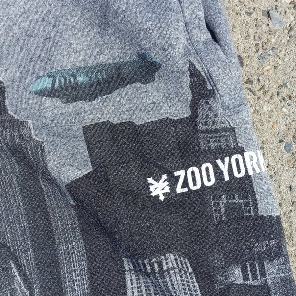 Zoo York Skyline Thread Collective SWEAT SHORTS New York City Landmarks (M) - Picture 7 of 16